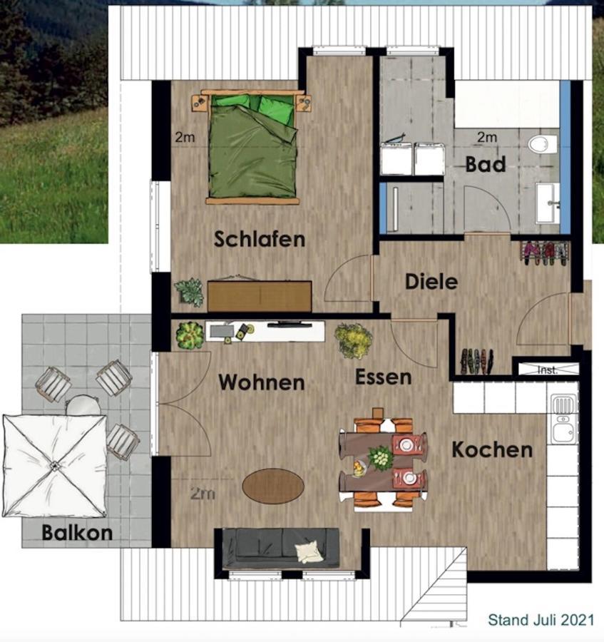 Ferienwohnung Adlerhorst Baiersbronn Exterior foto